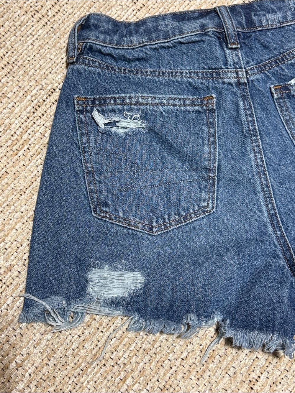 American Eagle Blue Jean Shorts. - Picture 3 of 15